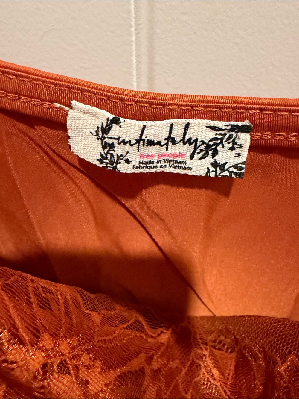 Intimately Free People Cinnamon Stick Lace Cowl Neck Cami Tank NWT Size Medium - Picture 4 of 4